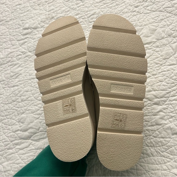 Dolce Vita Tieko Platform Loafers in Ivory - Picture 3 of 10